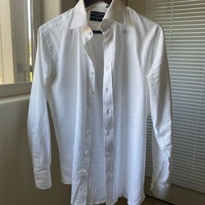 Formal white dress shirt